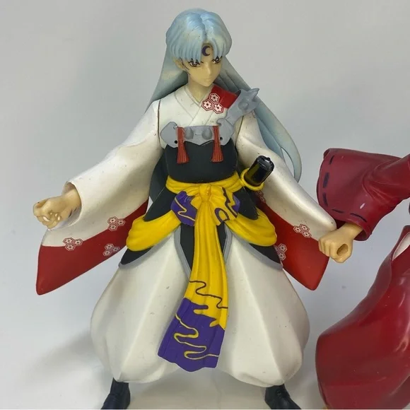 2004 Inuyasha anime figures by Toynami (Sesshomaru and Inuyasha) - Picture 2 of 11